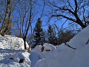 36 Pestando soffice neve dal Buco della Carolina al Monte Poieto sul sent. 537